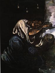 Paul Cezanne The Magdalen,or Sorrow oil painting image